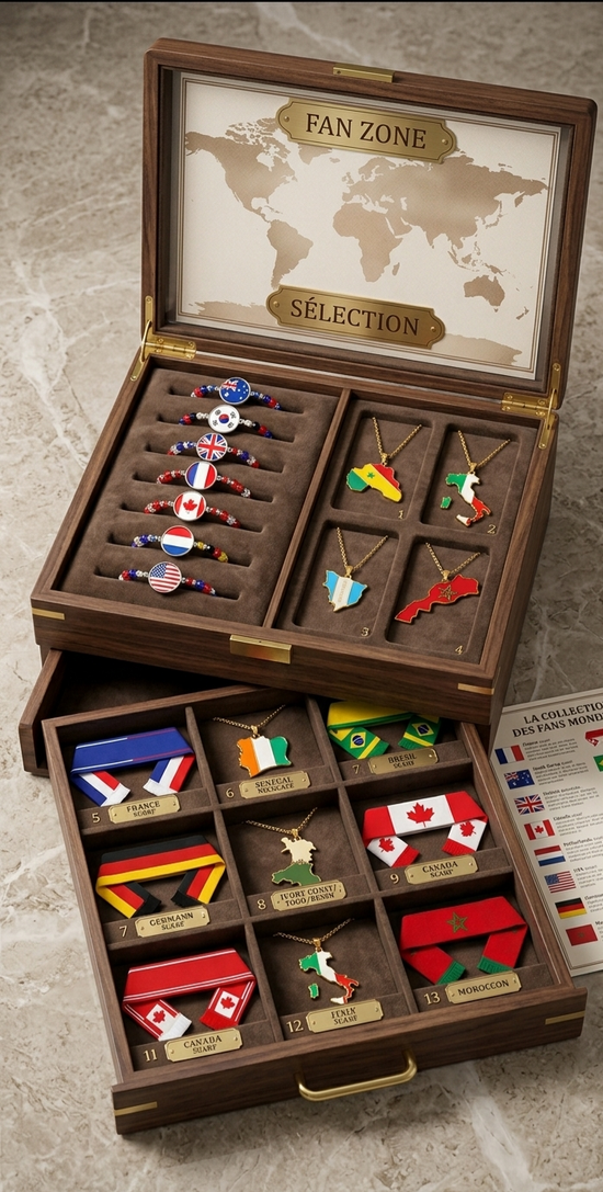 Pendentif en forme de pays